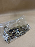 (A) Lot Of Vintage Brass Skeleton Keys — 15 keys