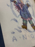 Cross Stitch Snow Angel - A