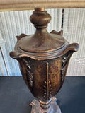 Ornate Resin Urn Table Lamp (WORKS)