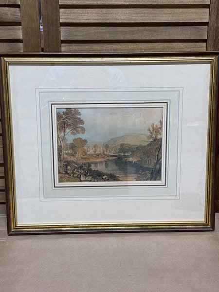(F) Engraving of Bolton Abby