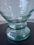 Large Aqua Green Recycled Glass Vase