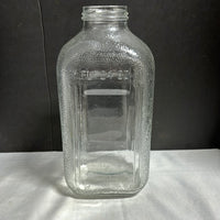 Vintage 64oz Glass Milk Jug