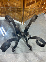 Metal & Glass Side Table
