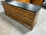 Henredon Credenza / Buffet with Stone Top, on Casters ***HEAVY ITEM*** Read Details on Pickup Policy