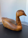 Artist Signed L.L. Bean Vintage Wooden Canadian Goose Decoy