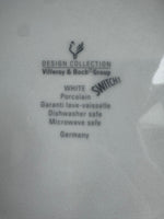 34-Piece Villeroy & Boch Switch 1 White Porcelain China Set