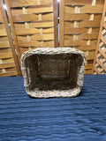 Small Rectangle Basket with Side Handle Cut Outs