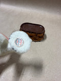 Wagner Handwork Mini Flocked Poodle With Dog Bed
