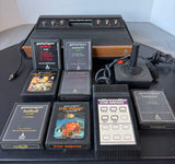 Atari CX-2600 Video Computer System with Controllers & Games