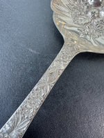 S. Kirk & Son Floral Embossed Sterling Silver Serving Spoon