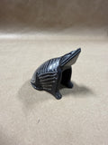Small Black Stone Frog Figurine