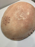 Pottery Tray with pressed Leaves