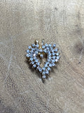 14K Gold & Diamond Heart Pendant
