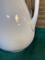 Large White Ironstone Pitcher