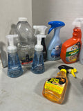 Cleaning Lot (E) *Most bottles at least half full*