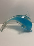 Glass Dolphin Paperweight