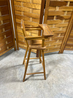 Vintage Doll Highchair with Optional Casters