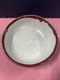 Pier 1 Stoneware Crackle Serving Vegetable Bowl