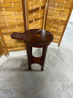 Butler Petite Oval Side Table with Pull Out