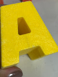 Mattel Vintage "Tuff Stuff" Heavy Duty Molded Plastic Letters, 30 pc