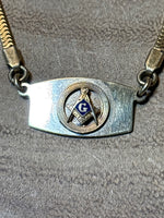 Vintage 12K Gold Filled Masonic Tie Clip