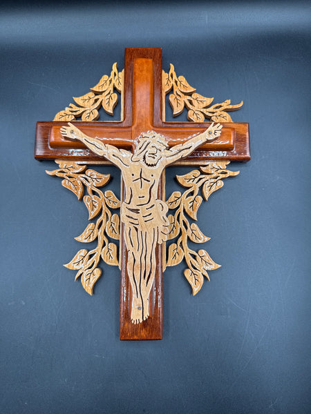 Handcarved Wooden Crucifix
