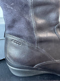 Ecco Abelone High Cut Zip Black Boots in Box SIZE 9-9.5 (EU 40)