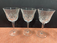 Set Of 3 Gorham Wine Glasses