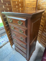 Lingerie Chest with Flip Top Jewelry Storage and Mirror