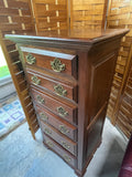 Lingerie Chest with Flip Top Jewelry Storage and Mirror