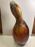 Karenlee Spencer Hand Painted Witch Gourd