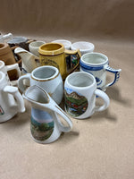 (B) 18 Piece Lot Of Mini Stein Glasses