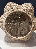 Double Tier Woven Pumpkins on Steel Frame - TWO AVAILABLE PRICED INDIVIDUALLY $20 EA