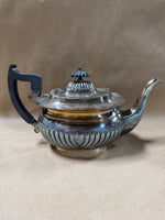 3 Piece Viners Of Sheffield Silver Teapot Creamer And Sugar