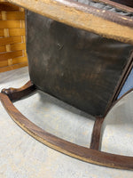 Antique Rocking Chair with Claw Feet