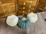 Set of 3 Battery Operated Pumpkin Candles ***Read Description Carefully***