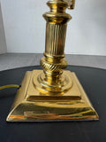 Heavyweight Brass Swing Arm Desk Lamp (WORKS)