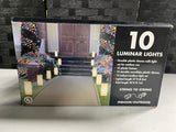10 Indoor/Outdoor Luminar Lights, 3 Boxes Available, Each Box PRICED INDIVIDUALLY, $20 per box