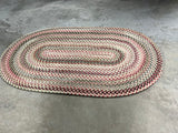 Oval Braided Rug, 60"x37"