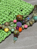 Cappelli Purse with Whimsical Bead Accents