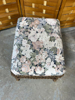 Wicker Ottoman with Cushion