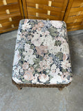 Wicker Ottoman with Cushion