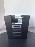 Pair Of Black Closet Maid Metal Storage Bins // 2 Pairs Available// PRICED INDIVIDUALLY