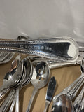 Large Lot Of Wallace Stainless Steel Flatware — 74 Pieces