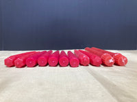 Lot of Red Taper Candles