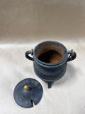 Footed Cast Iron Cauldron Fire Starter - Missing Wand