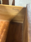 Henredon Nightstands with Brass Accents, (2)