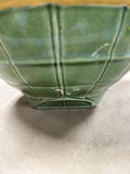 (A) McCoy Green Window Pane Mixing Bowl