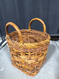 Sturdy Wicker Basket With Handles