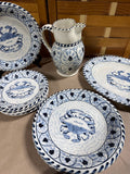 10-Piece Dovis Design Blue Crab Bay Dinnerware